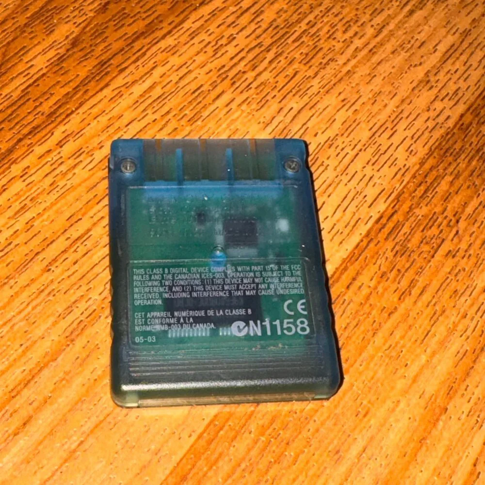 Official Sony PlayStation 2 PS2 8MB Memory Card MagicGate OEM Transparent Green